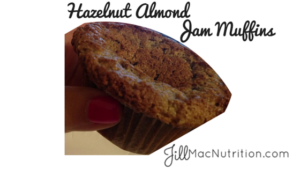 hazelnut almond jam muffins featured image