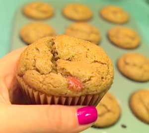 strawberry muffins