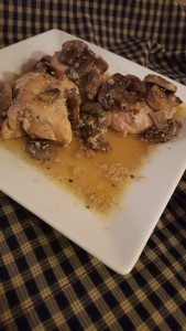 chicken thighs with mushroom gravy new