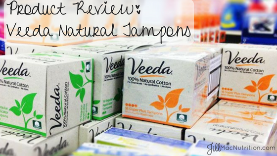 Product Review: Veeda Natural Tampons – Jill Mac Nutrition